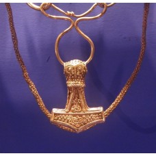 Phalli, treskele and infinity symbols on a hammer of Thor